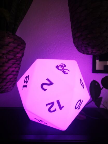 Dungeons & Dragons LED Deko-Leuchte violet